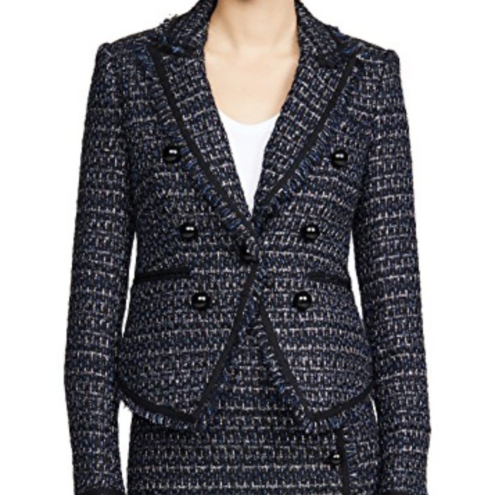 2019 Veronica Beard COOKE DICKEY JACKET NAVY